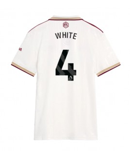 Günstige Arsenal Ben White #4 3rd trikot Damen 2025-26 Kurzarm